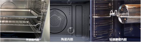 胆怎么选？ 蒸烤炸一体机选购攻略指南凯发k8国际不锈钢 陶瓷 珐琅搪瓷内